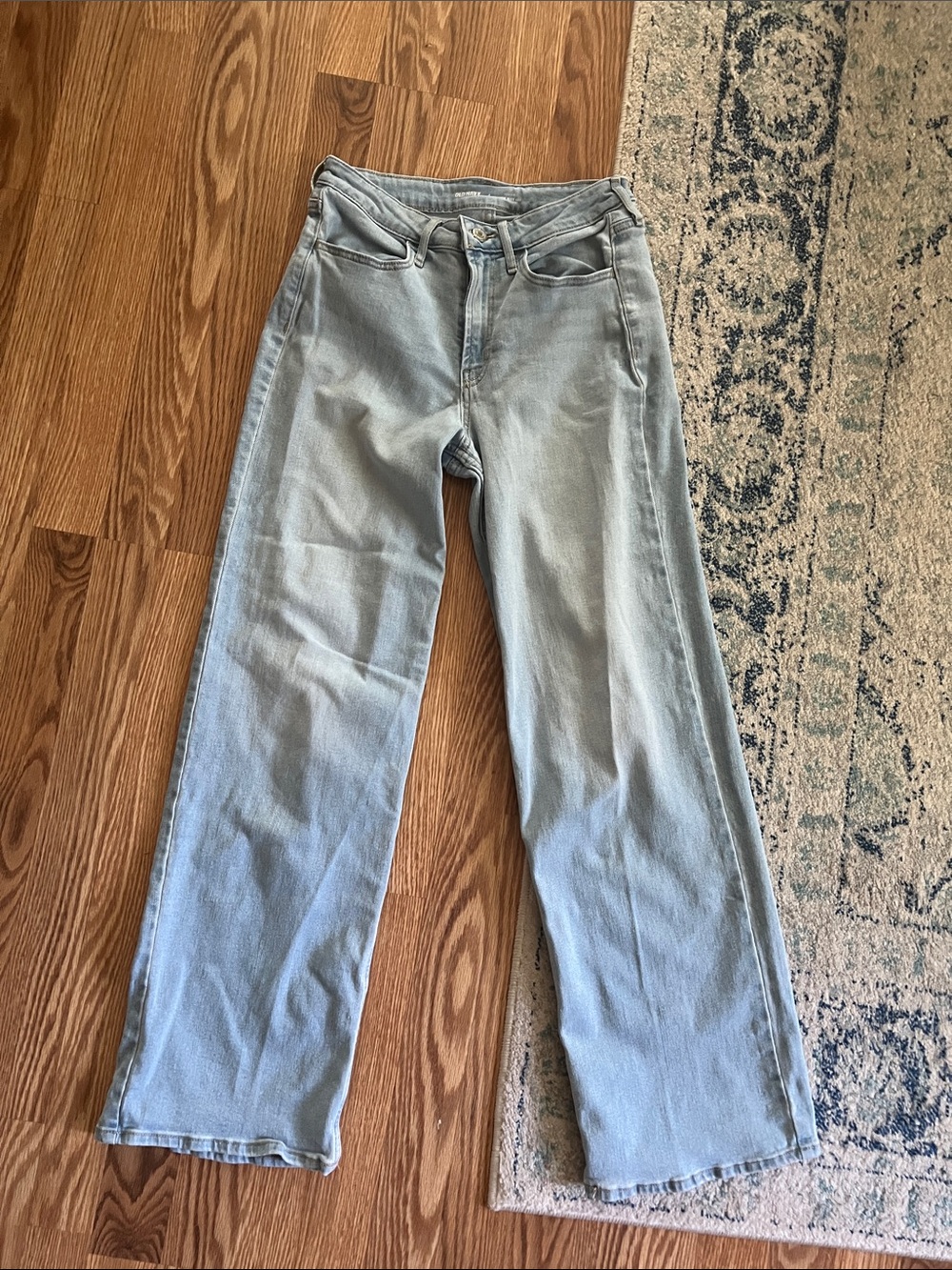 Old Navy Light Blue Wow Wide-Leg Jeans